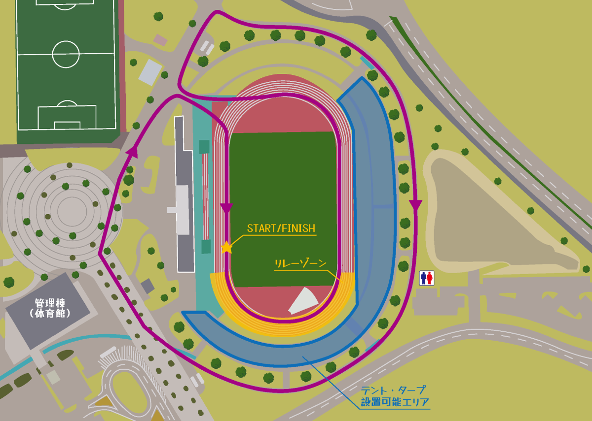 コースマップ・メイン会場拡大図