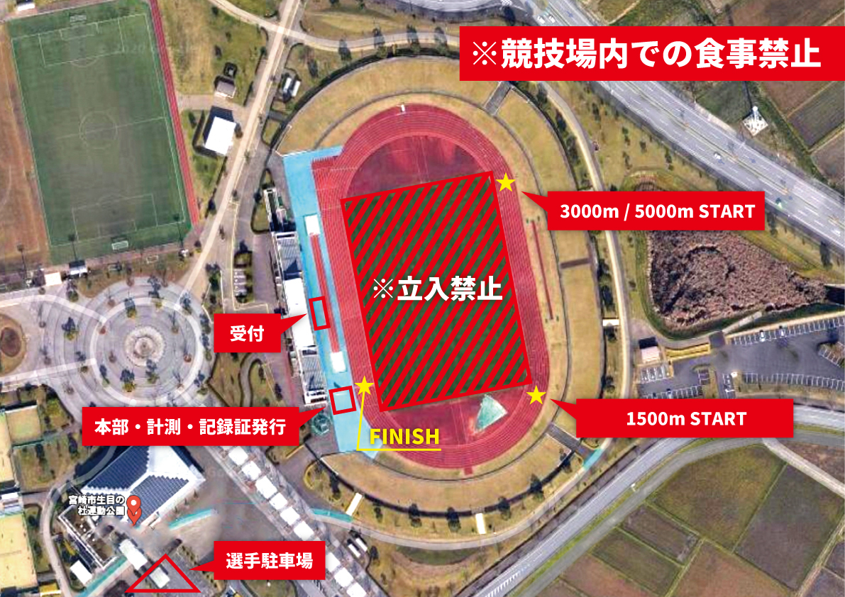 生目の杜総合運動公園 陸上競技場