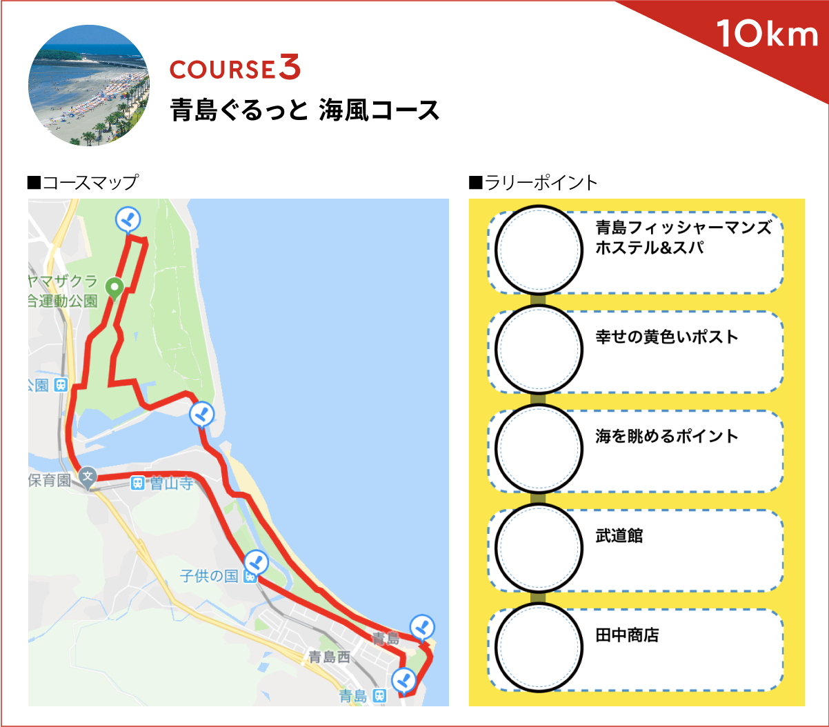 青島ぐるっと 海風コース